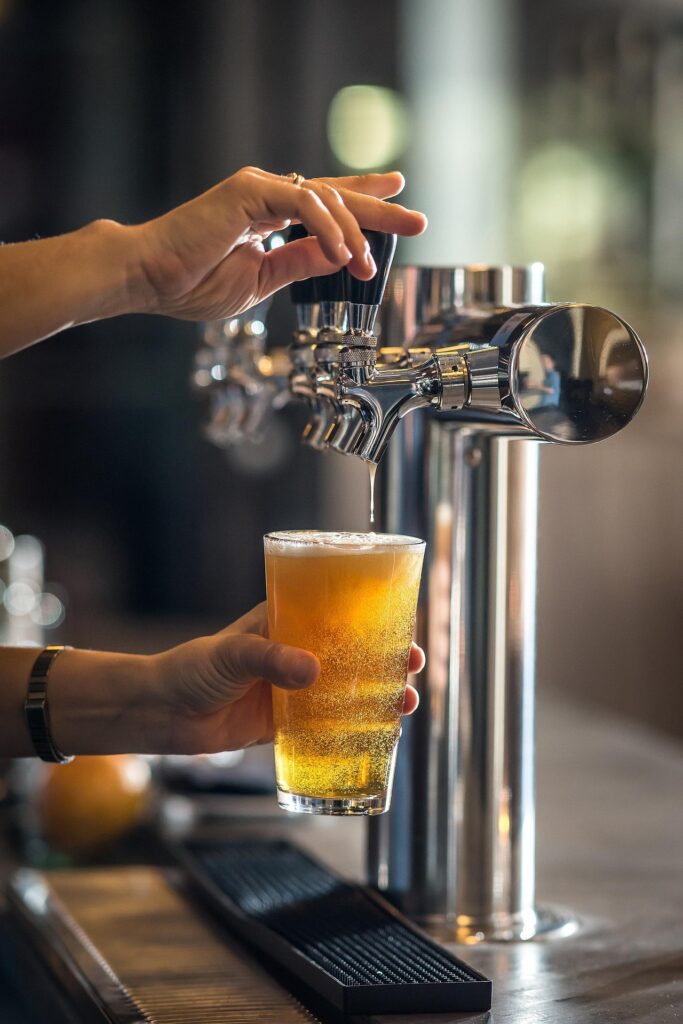 Bar à bière pour soirée d'entreprise